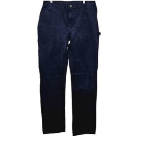 LAPCO Carpenter Jeans‎ Men's 38X Navy Work Pants Heavyweight Denim Outdoors